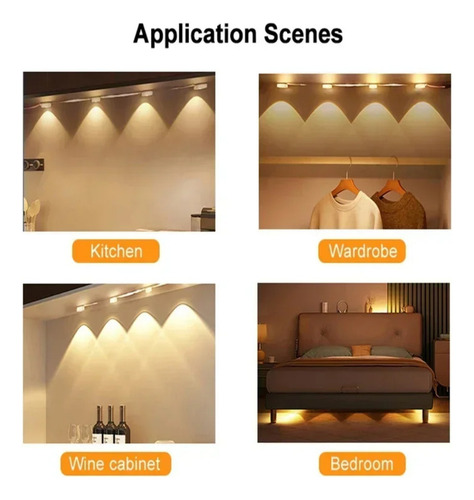 . Tira De Luces Led Inteligente Con Sensor De Movimiento 60