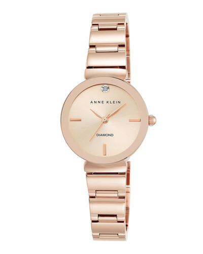 Reloj Para Mujer De Pulsera En Tono Dorado Rosa