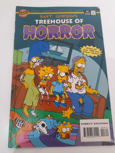 Bart Simpson. Treehouse Of Horror. Third Throat. Simpsons 