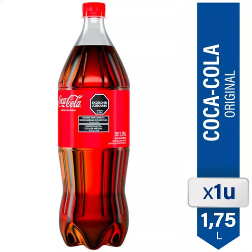 Coca Cola 1,75 Litros Sabor Original Gaseosa Bebida