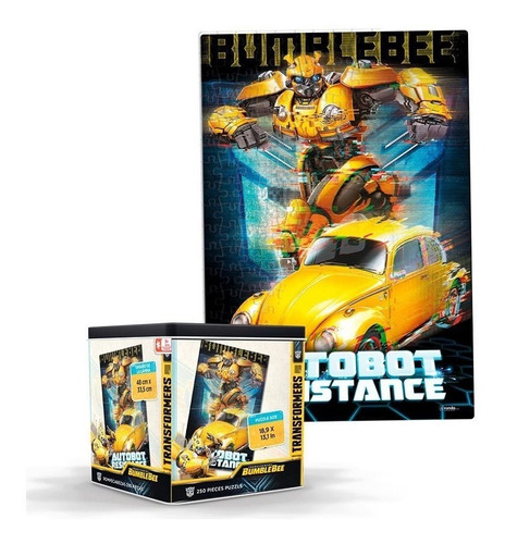 Rompecabezas Transformers 250 Piezas Bumblebee Niños Adultos