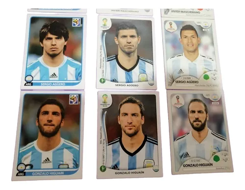 Coleccion De 12 Laminas Panini Jugadores Cracks Argentinos (Usado)