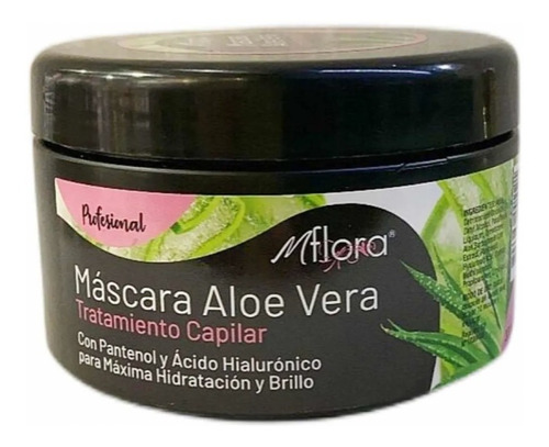 Pack 3 Crema Capilar De Aloe Vera Y Ácido Hialuronico Mflora