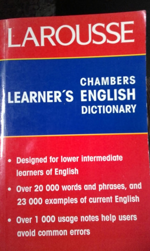 Larousse Diccionario Learners Chambers English Dictionary