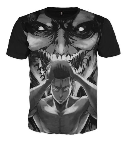 Camiseta De Shingeki No Kyojin Anime