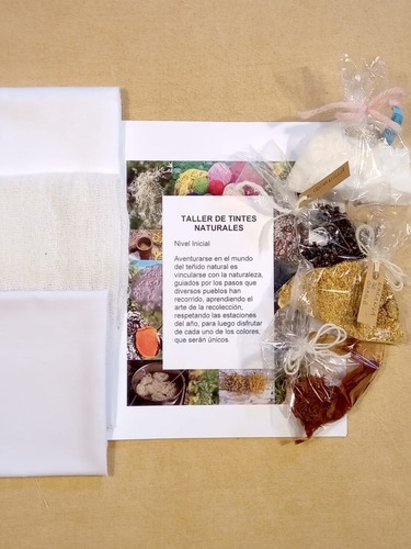 Kit Para Teñir Algodón Con Tintes Naturales. Eco Amigable.