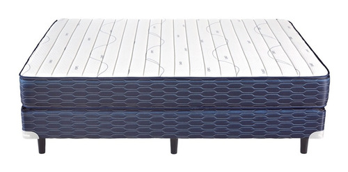 Imagen 2 de 9 de Sommier Y Colchón Suavestar Sport 160x200 Queen Size Espuma