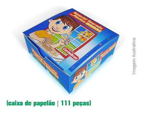 Imagem 1 de 3 de Material Dourado Individual Plástico (111 Peças)