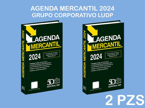 Agenda Mercantil 2024 (2 Piezas)