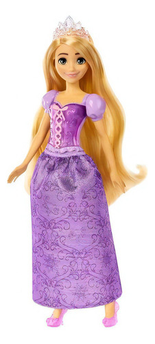 Muñeca Princesa Disney - Falda brillante de Rapunzel Mattel
