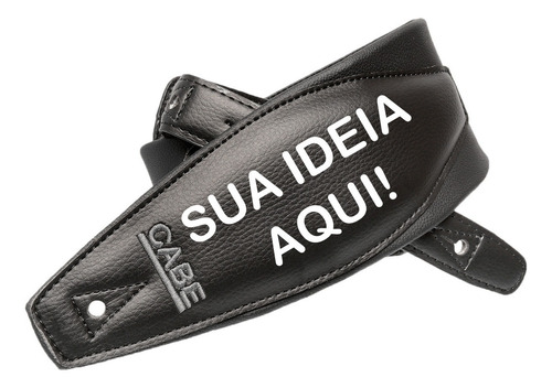 Alça Correia Bordada E Personalizada Violão Guitarra Baixo