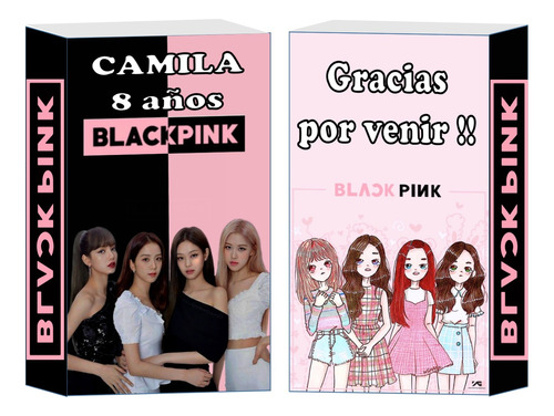 Bolsita Golosinera Personalizada Blackpink K-pop X 15 Unid.