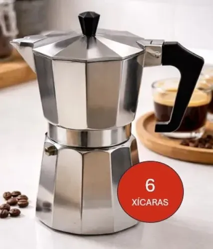 その他 MOKA Cafeteira Italiana Moka 6 Xícaras 300ml Alumínio Café Expresso