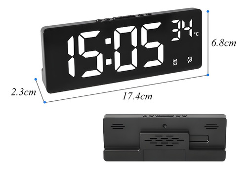 Reloj Electrónico Multifuncional Con Termómetro Y Alarma