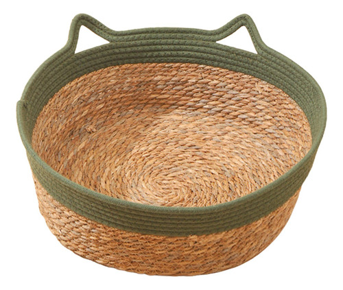 Cama Para Gatos Tejida A Mano, Cama Para Verde 45cmx15cm