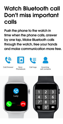 Smartwatch Reloj Inteligente Llamada Sumergible Notificación