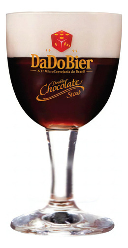 Taça De Cerveja Dado Bier Double Chocolate Stout 470ml Cor Incolor