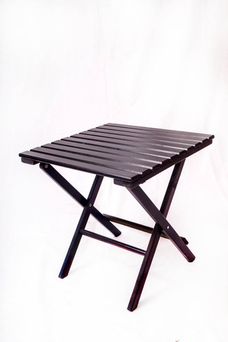 Imagen 1 de 3 de Mesa Plegable De Madera Pequeña