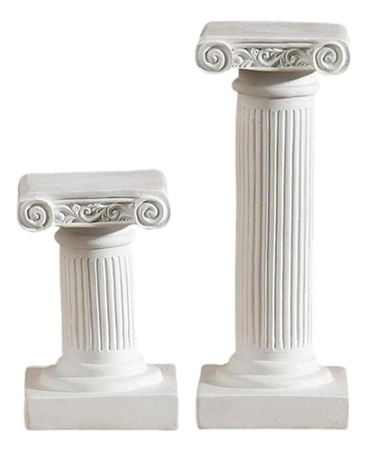 Columnas Griegas En Miniatura Con Base De Resina, Estigma Pa