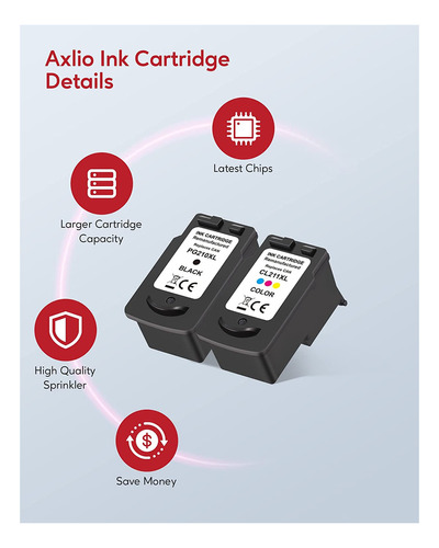 Pg-210xl/cl-211xl - Cartuchos De Tinta Compatibles Con Canon