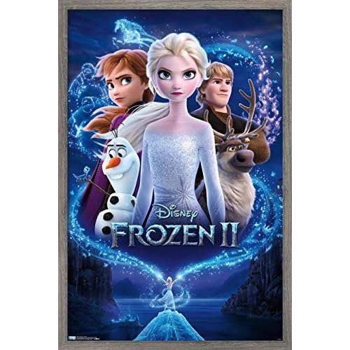 Póster De Pared De Disney Frozen 2, Arte Clave, 22.375...