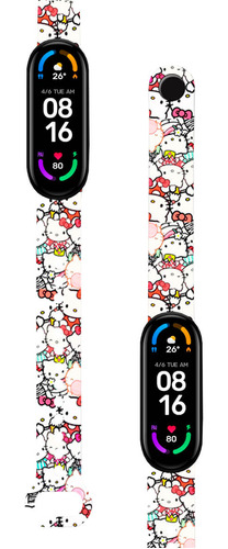 Correa Compatible Con Xiaomi Mi Band 5 Y 6 Hello Kitty