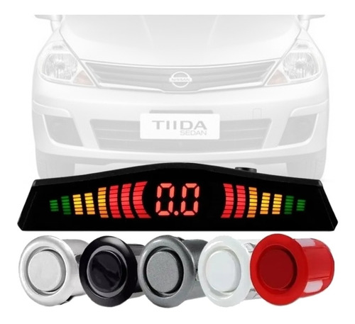 Kit Sensor De Estacionamento (ré) Completo Nissan Tiida