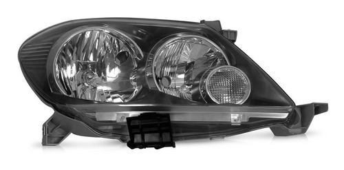 Par Farol Hilux Sw4 2005 2006 2007 2008 Mascara Negra