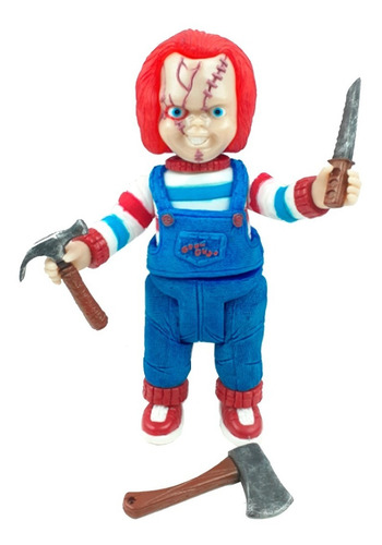 Chucky Muñeco Juguete Bootleg 24cm Articulado Con Accesorios