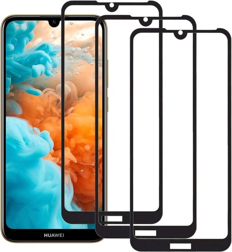 Vidrio Templado 6d Full Cover Para Huawei Y6 2019 