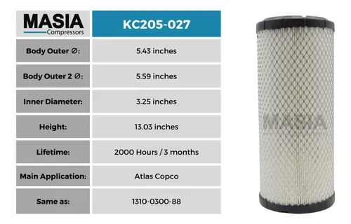 Filtro De Aire Ktc Air Universe 70122