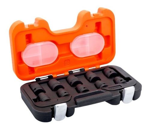 Set Tubos Bahco Boca Llaves De Impacto Cortos 10 Piezas