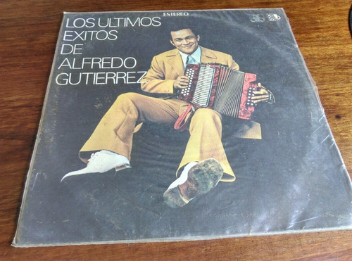 Vinilo Alfredo Gutiérrez- Los Últimos Exitos.  Ljp