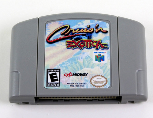 Cruisin Exotica Nintendo 64 N64 Americano Salvando
