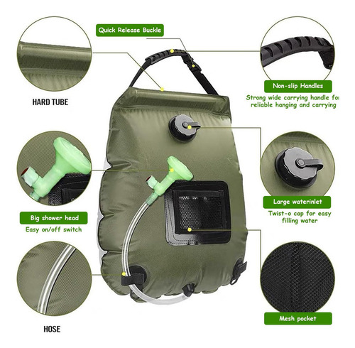 Bolsa De Baño Portátil Para Acampar Al Aire Libre