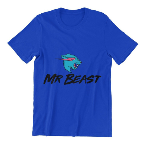 Polera Unisex Mr Beast Logo Youtuber Algodon Estampado