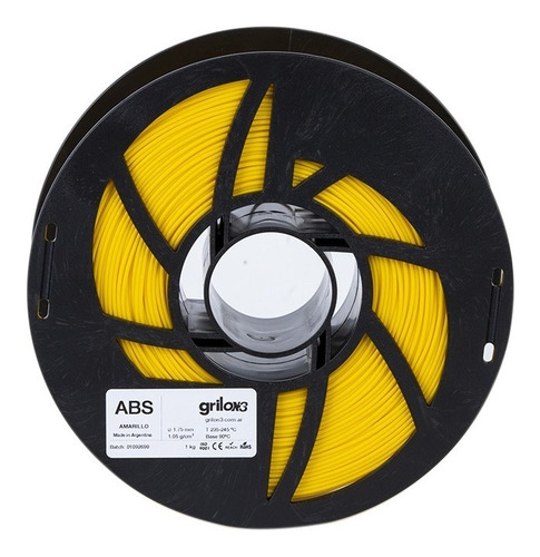 Imagen 3 de 3 de Filamento Abs 1.75mm Grilon3 1kg Impresora 3d