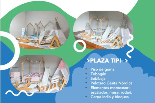 Imagen 4 de 6 de Alquiler Plaza Blanda Montessori Nórdica Espacio De Juego