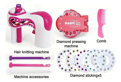 Estuche Peinados Para Niñas Caja Con Accesorios Seguro