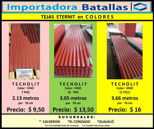 Imagen 1 de 12 de Eternit De Colores Teja Trapezoidal Industrial Galvalumen E1