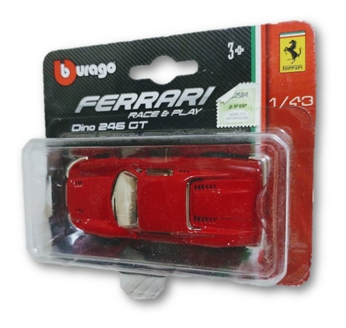 Ferrari Dino 246 Gt Bburago Race & Play Esc 1:43