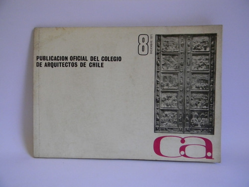 Ca 8 1971 Planos Fotos Colegio Arquitectos