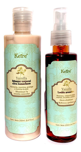 Set Balsamo + Loción Aromática Vainilla Keire® 2pzs