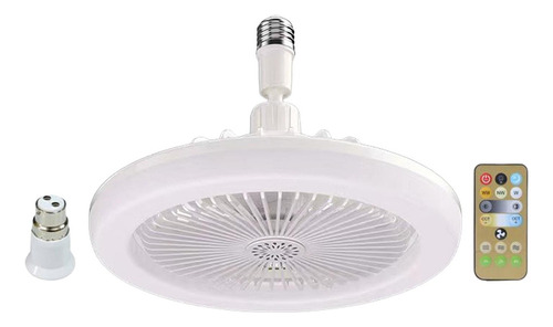 Ventilador De Techo Moderno Con Luces, Led Regulable De