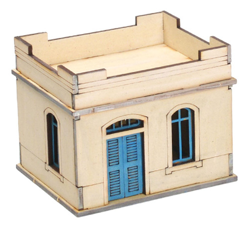 1/72 Kits De Arquitetura De Madeira 3d Quarto Individual
