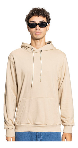 Buzo Oversize Hombre Hoodie Canguro Con Capucha Liso Shaffe 