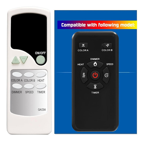 Control Remoto Electactic R.w.flame S230b Infrarrojo