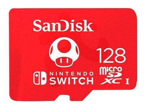 Tarjeta Memoria Microsd Sandisk 128gb Nintendo Switch