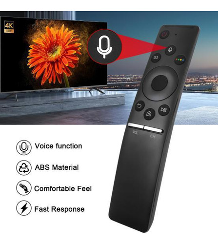 Control Remoto Para Samsung Con Voz Qled Led Lcd Hdtv 4k