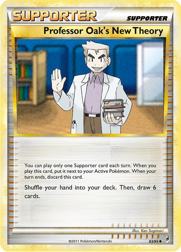 Call Of Legends Supporter Professor Oak New Theory 83/95